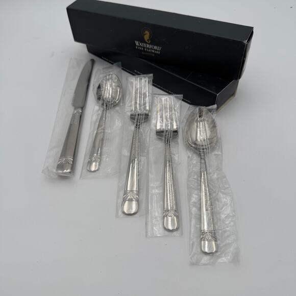 Waterford Wicklow Flatware 18/10 5 Pc Place Setting NIB - Picture 1 of 4